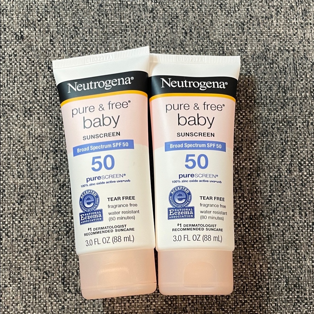 Neutrogena Pure & Free Baby Sunscreen SPF 50 - Bundle of TWO